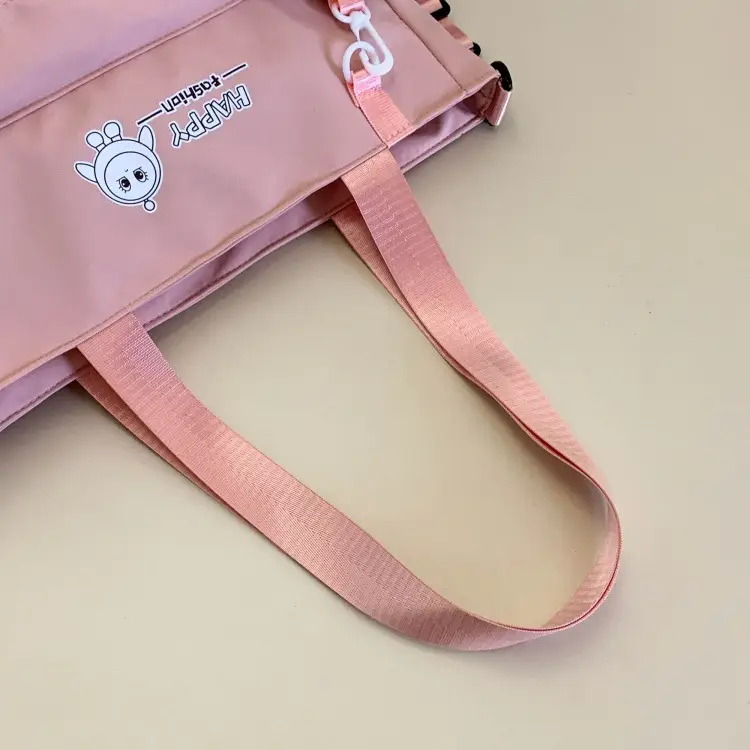 Cute Pink Crossbody Student Bag with Cute Design — feature 43