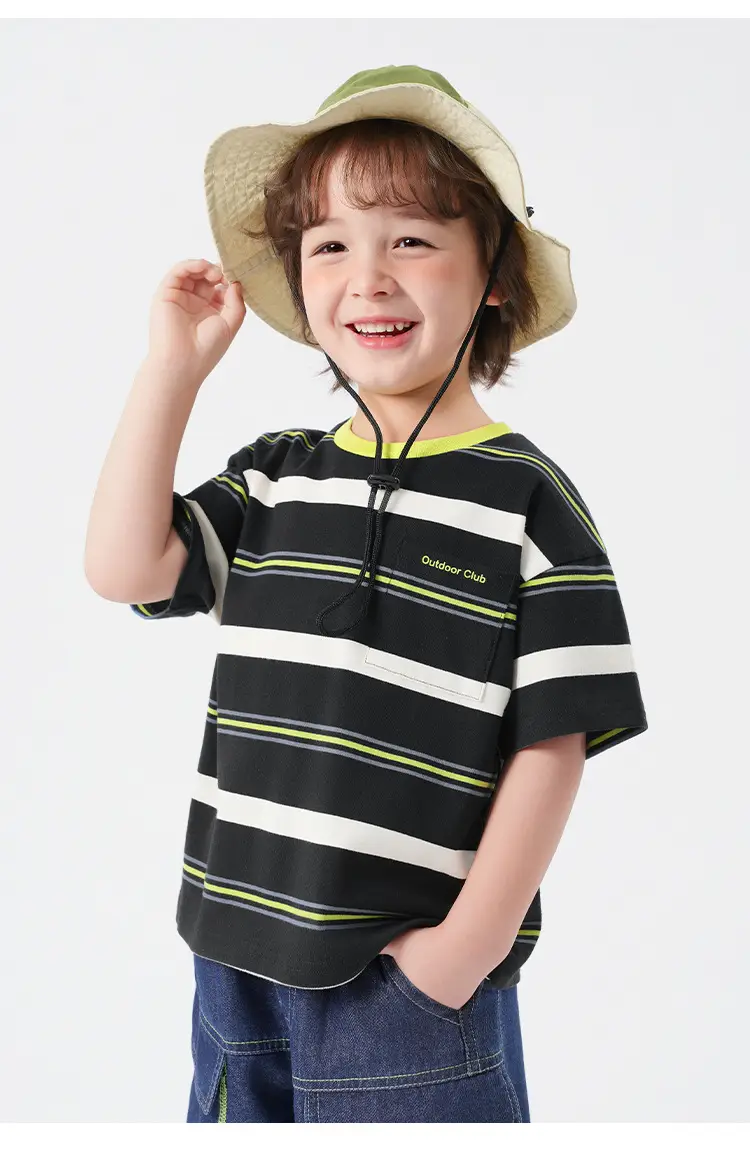 Boys Striped T-Shirt Denim Shorts 2025 — feature 18