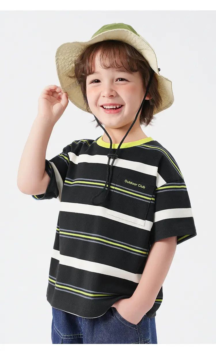 Boys Striped T-Shirt Denim Shorts 2025 — feature 6