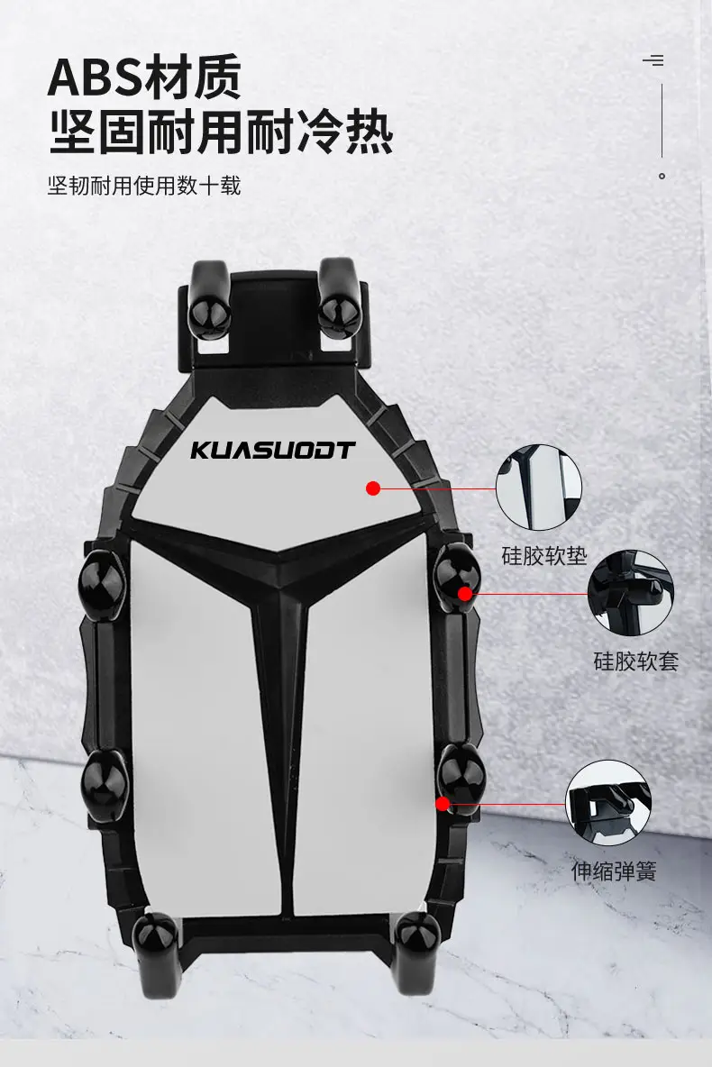 Cycling Mobile Phone Holder Motorcycle Bicycle Electric Vehicle Takeaway Bubble Wrap Small Helmet Waterproof Sunshade Navigation Bracket Bicycle Accessories Mountain Bike Accessories Road Bike Cycling Equipment Mountain Bike Accessories Bicycle Decoration — feature 12