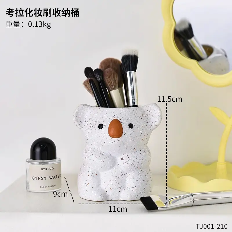 Modern Koala Cosmetic Brush Storage Bucket