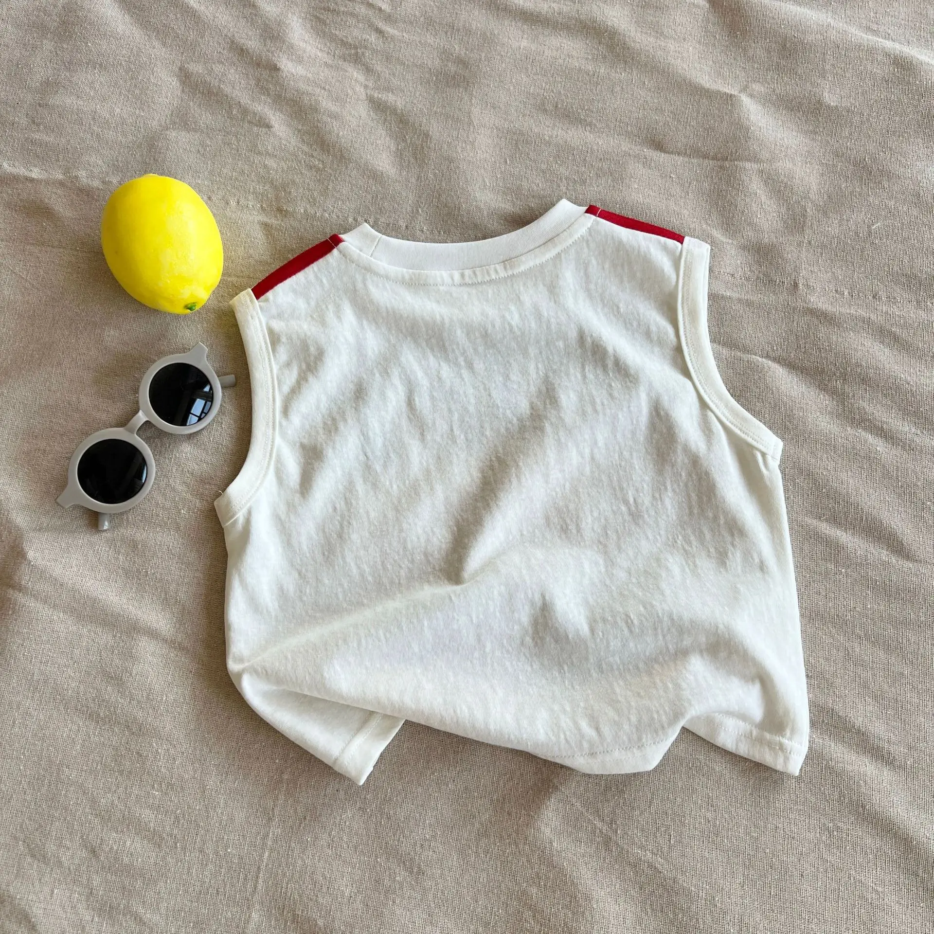 Children's T-Shirt Hope Vacation 2025 Cotton Sleeveless — feature 6