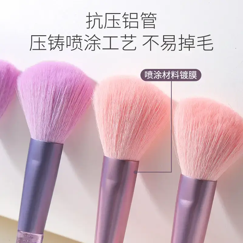 Lmltop 2-Piece Makeup Brush Set for Blush, Contour & Foundation - Image 3