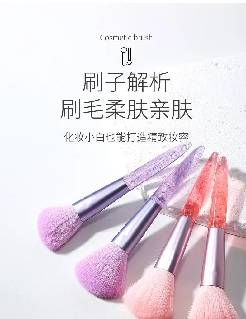 Lmltop 2-Piece Makeup Brush Set for Blush, Contour & Foundation — feature 4