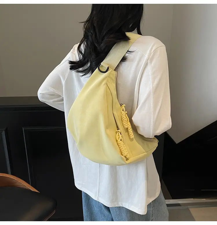 Cross-border Pleated Shoulder Bag Large Capacity Women — feature 19