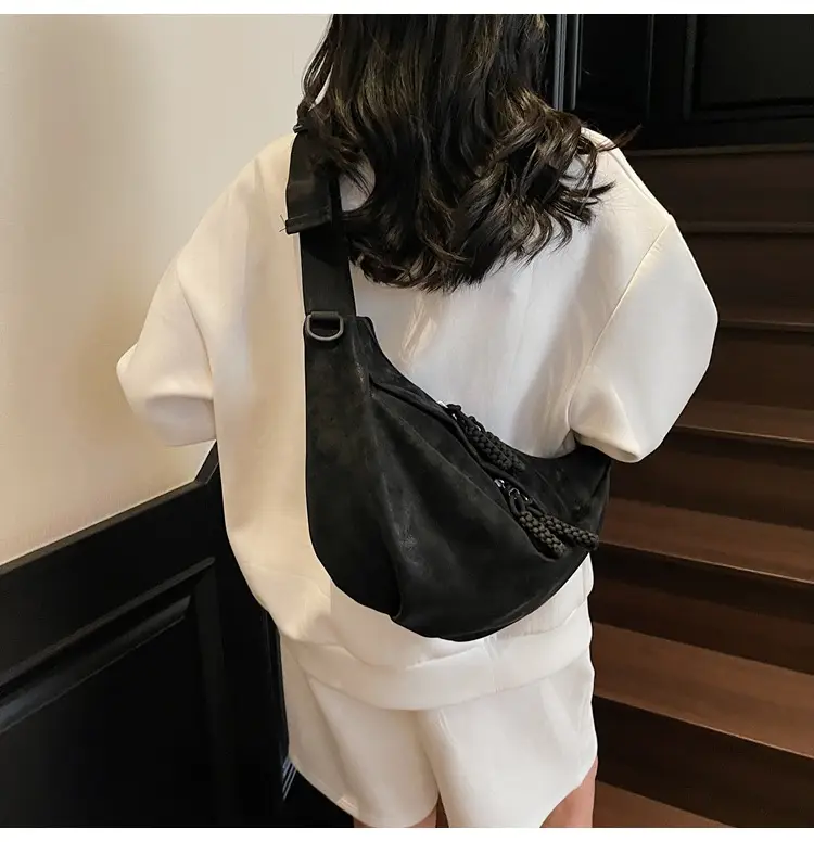 Cross-border Pleated Shoulder Bag Large Capacity Women — feature 21