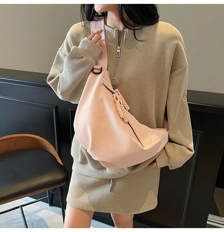Cross-border Pleated Shoulder Bag Large Capacity Women — feature 22