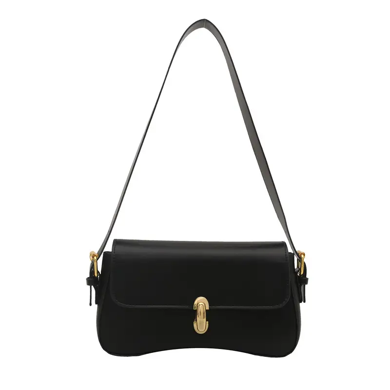 Women's Yellow Leather Shoulder Bag 2025 Summer - Image 10