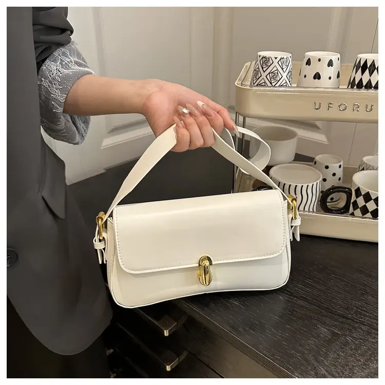 Women's Yellow Leather Shoulder Bag 2025 Summer — feature 18