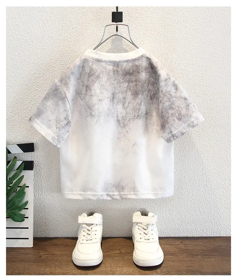 Boys Tie-Dye Short Sleeve T-Shirt Suit Summer 2025 — feature 13