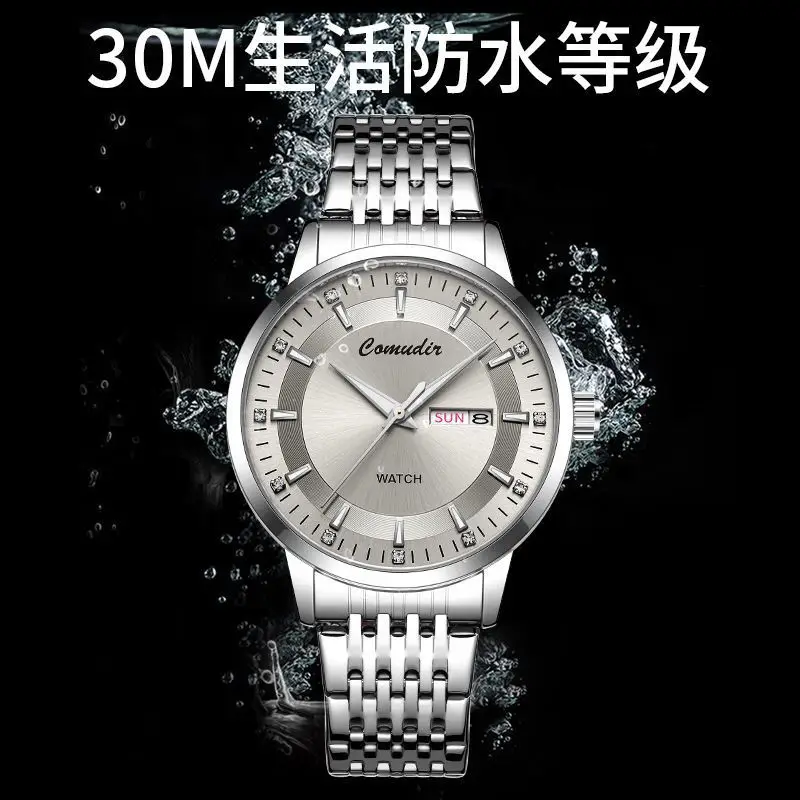 Men's Hollow Luminous Dual Calendar Watch - Image 5