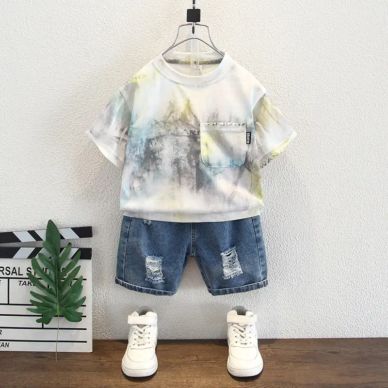 Children Tie-Dye Short Sleeve T-Shirt 2025