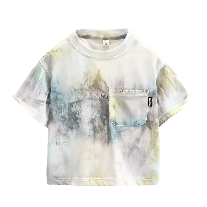 Children Tie-Dye Short Sleeve T-Shirt 2025