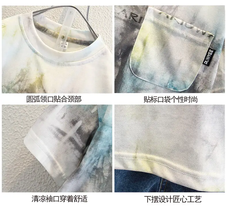 Children Tie-Dye Short Sleeve T-Shirt 2025 — feature 3