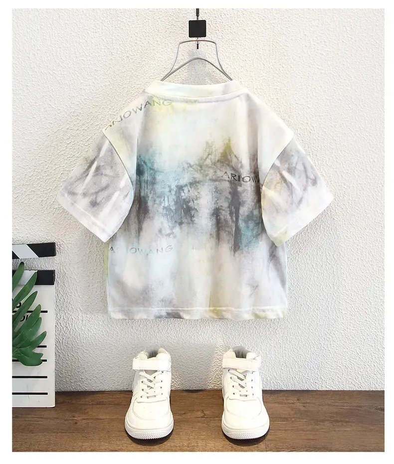 Children Tie-Dye Short Sleeve T-Shirt 2025 — feature 8