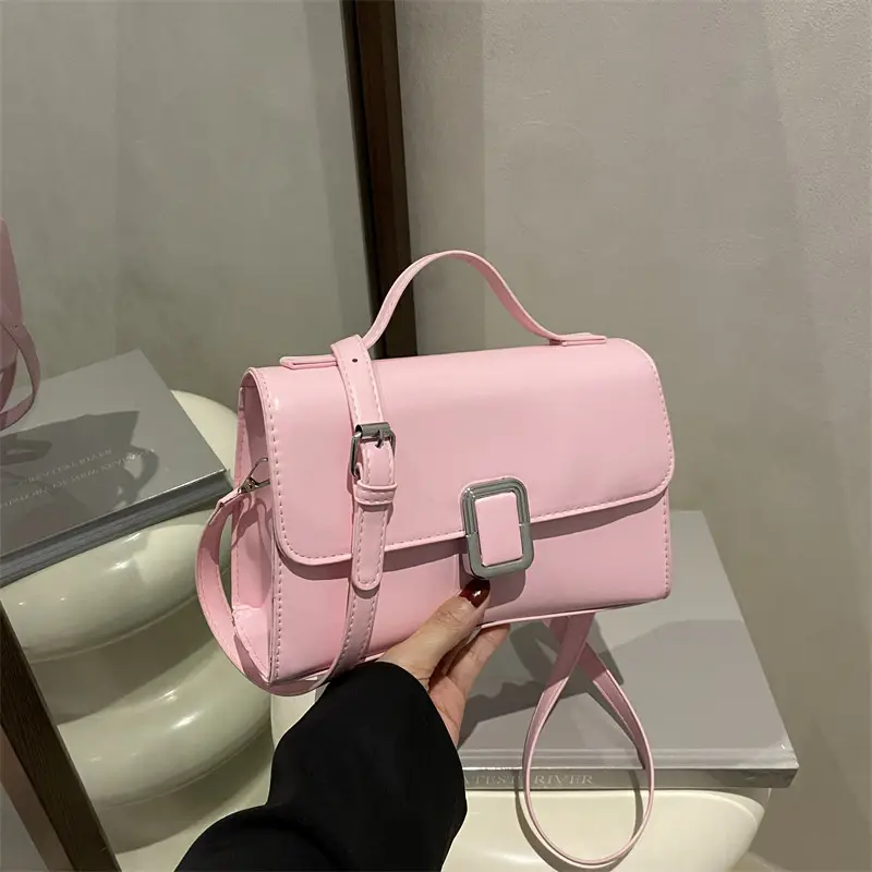 Pink Square Shoulder Crossbody Bag for Women 2025 - Image 6