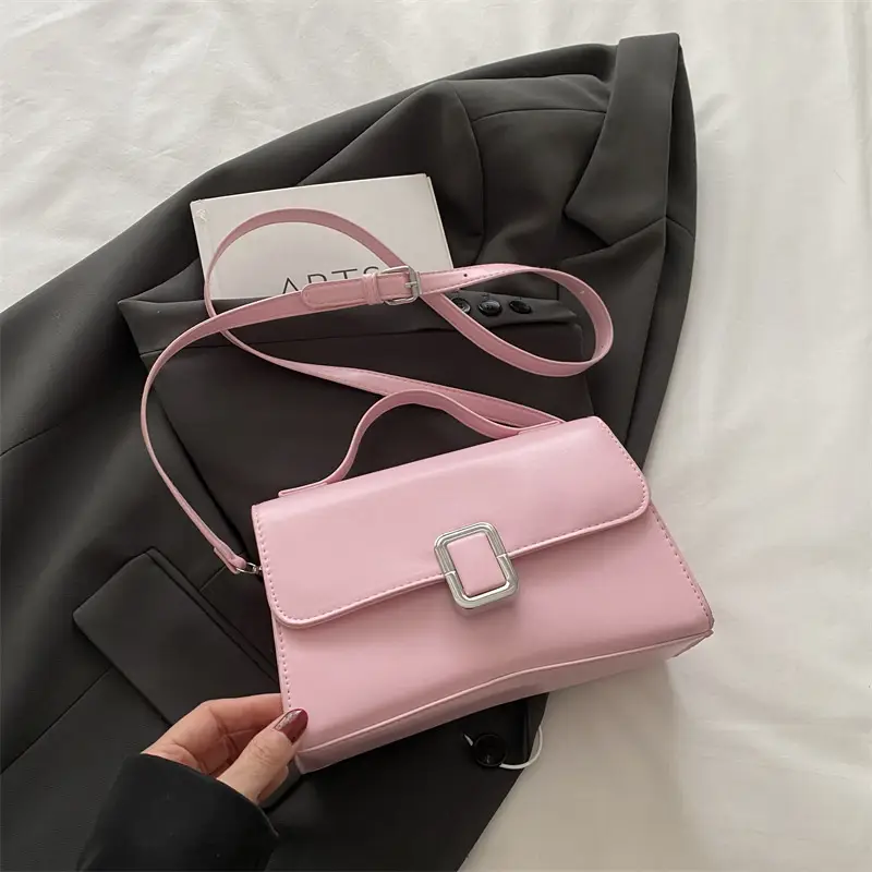 Pink Square Shoulder Crossbody Bag for Women 2025 - Image 3