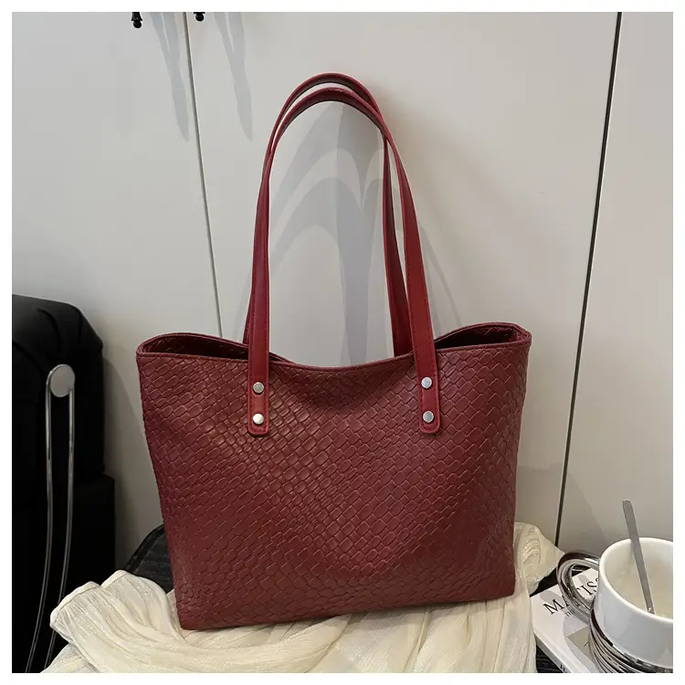 Women's Large Woven Shoulder Bag 2025 Retro Artistic — feature 21
