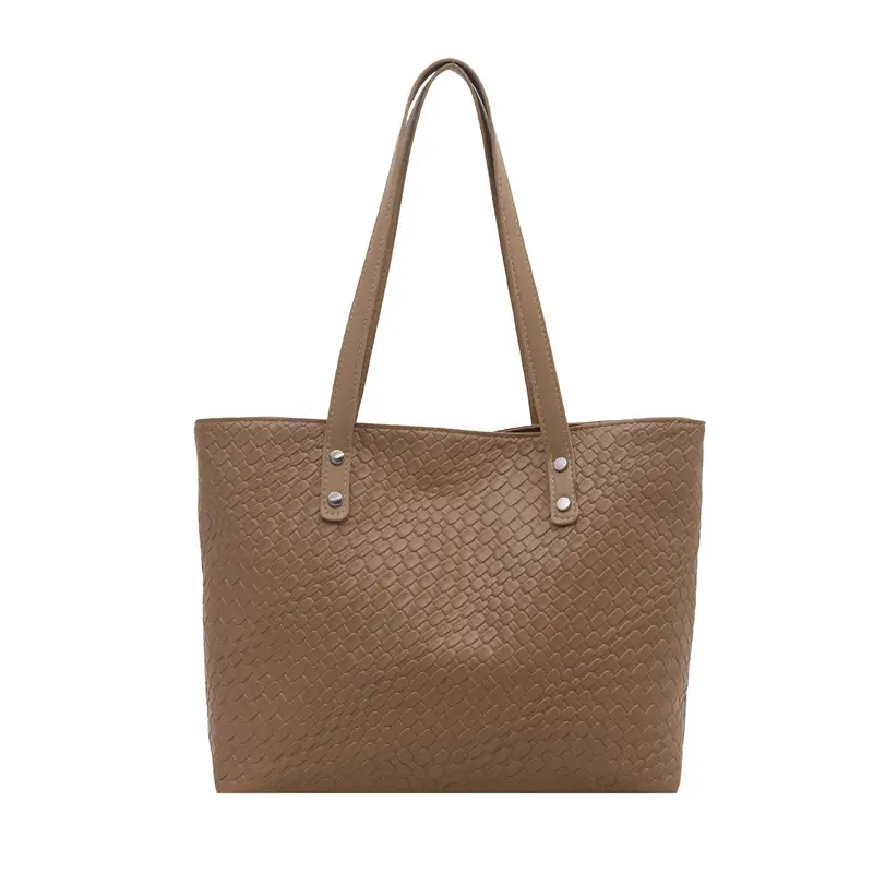 Women's Large Woven Shoulder Bag 2025 Retro Artistic - Image 2