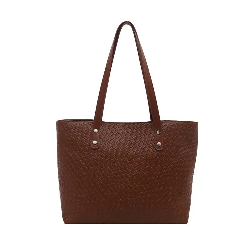 Women's Large Woven Shoulder Bag 2025 Retro Artistic - Image 4