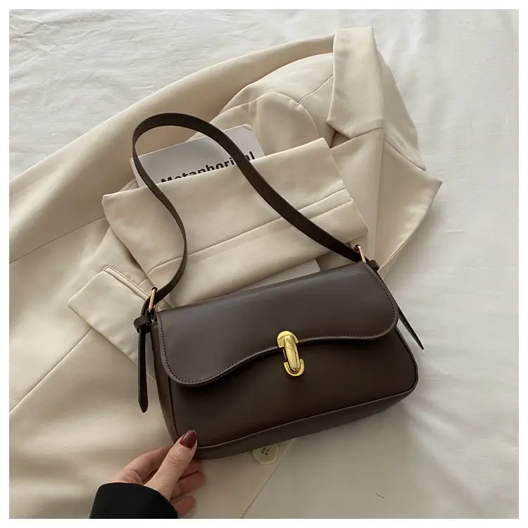 Simple Large Capacity Lock 2025 Summer New Western Style Korean Style Simple Fashion Crossbody Shoulder Small Square Bag — feature 18