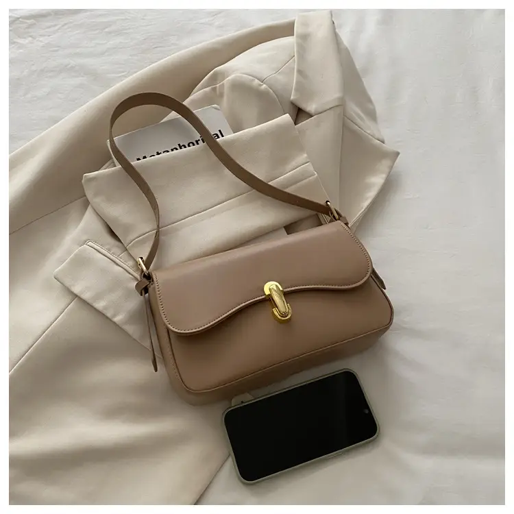 Simple Large Capacity Lock 2025 Summer New Western Style Korean Style Simple Fashion Crossbody Shoulder Small Square Bag — feature 28