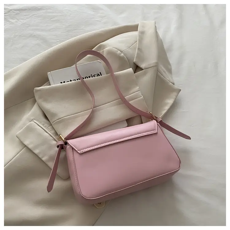 Simple Large Capacity Lock 2025 Summer New Western Style Korean Style Simple Fashion Crossbody Shoulder Small Square Bag — feature 32