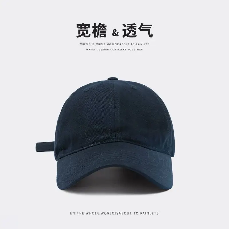 Men's White Baseball Cap with Curved Brim - Image 3