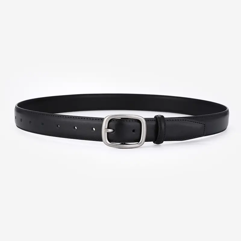 Women's Genuine Leather Belt Brown Cowhide Business Casual