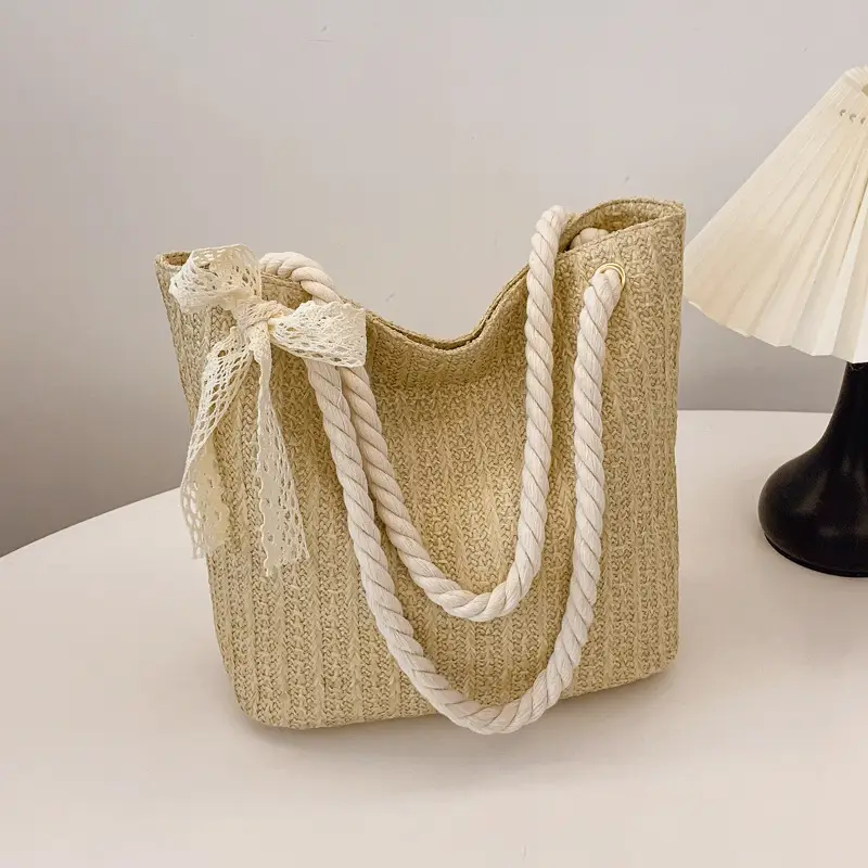 Straw Rope Shoulder Bag Large Capacity 2025 - Image 3