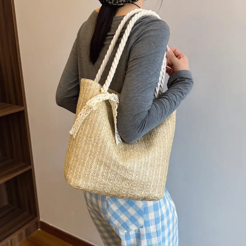 Straw Rope Shoulder Bag Large Capacity 2025 - Image 5