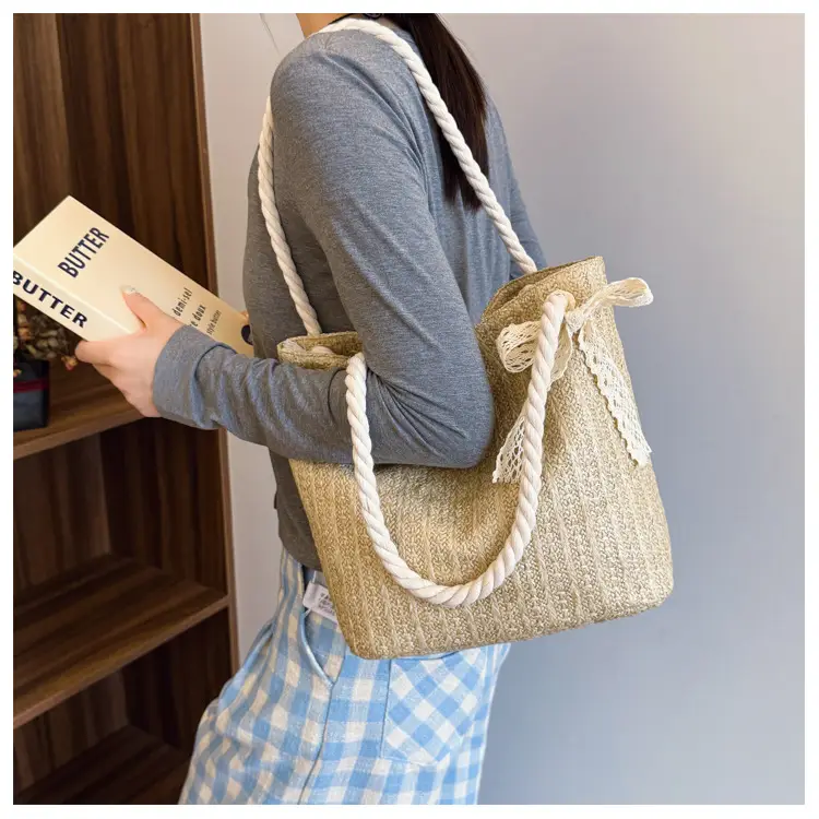 Straw Rope Shoulder Bag Large Capacity 2025 — feature 18