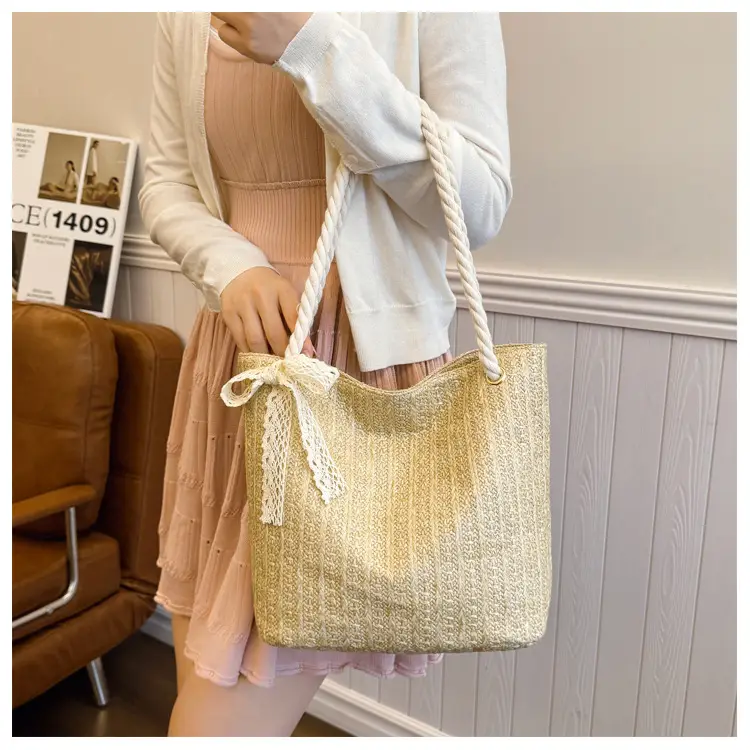 Straw Rope Shoulder Bag Large Capacity 2025 — feature 33