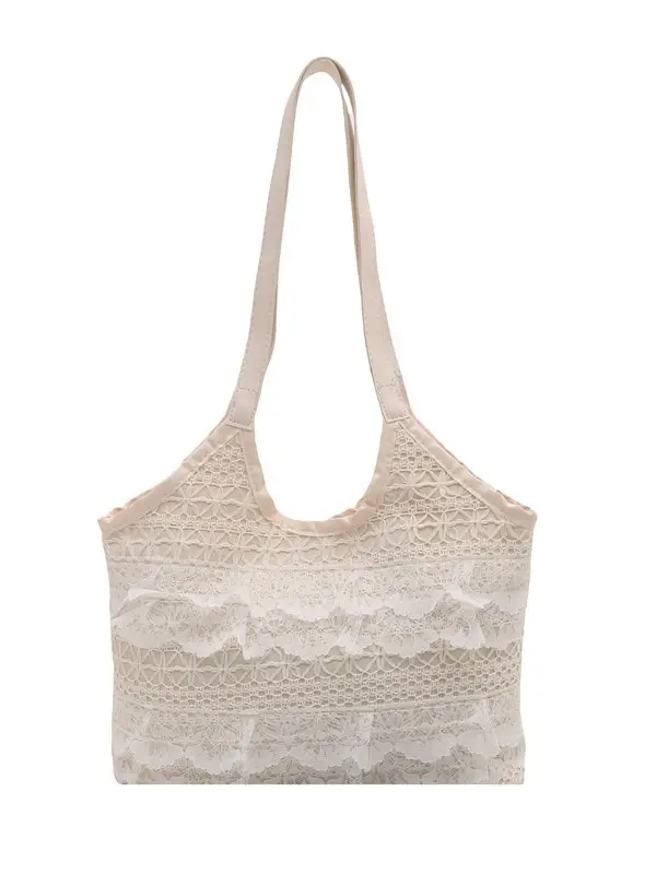 Fairy Lace Mesh Shoulder Bag Women's Large Capacity - Image 6