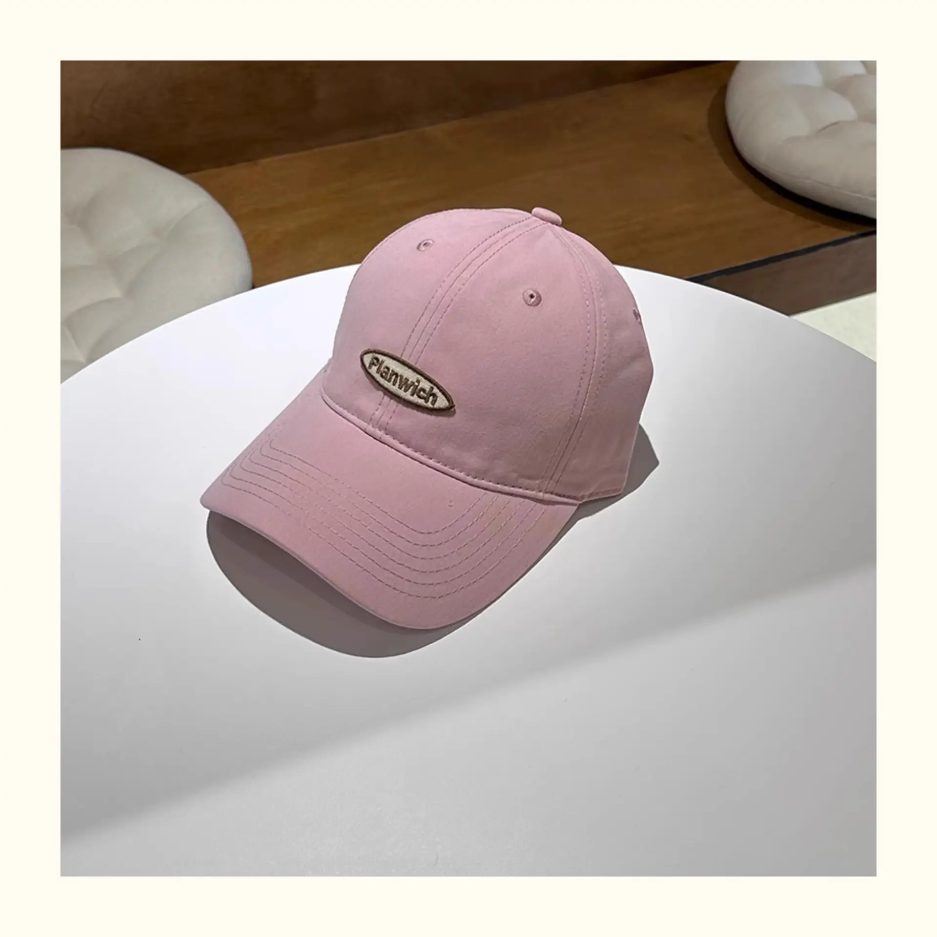 Women Japanese Style Baseball Cap Red Duckbill — feature 10