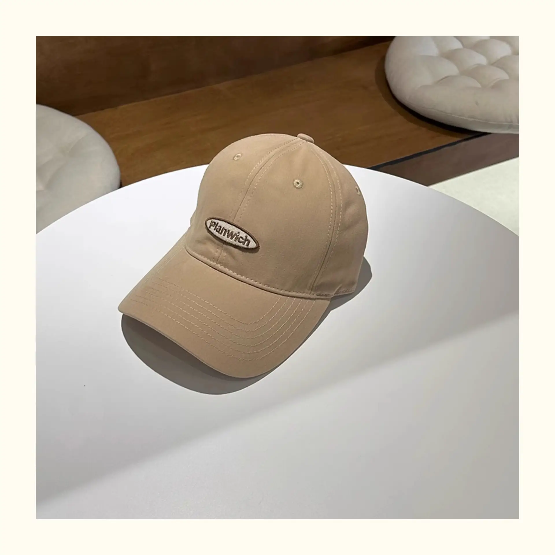 Women Japanese Style Baseball Cap Red Duckbill — feature 12