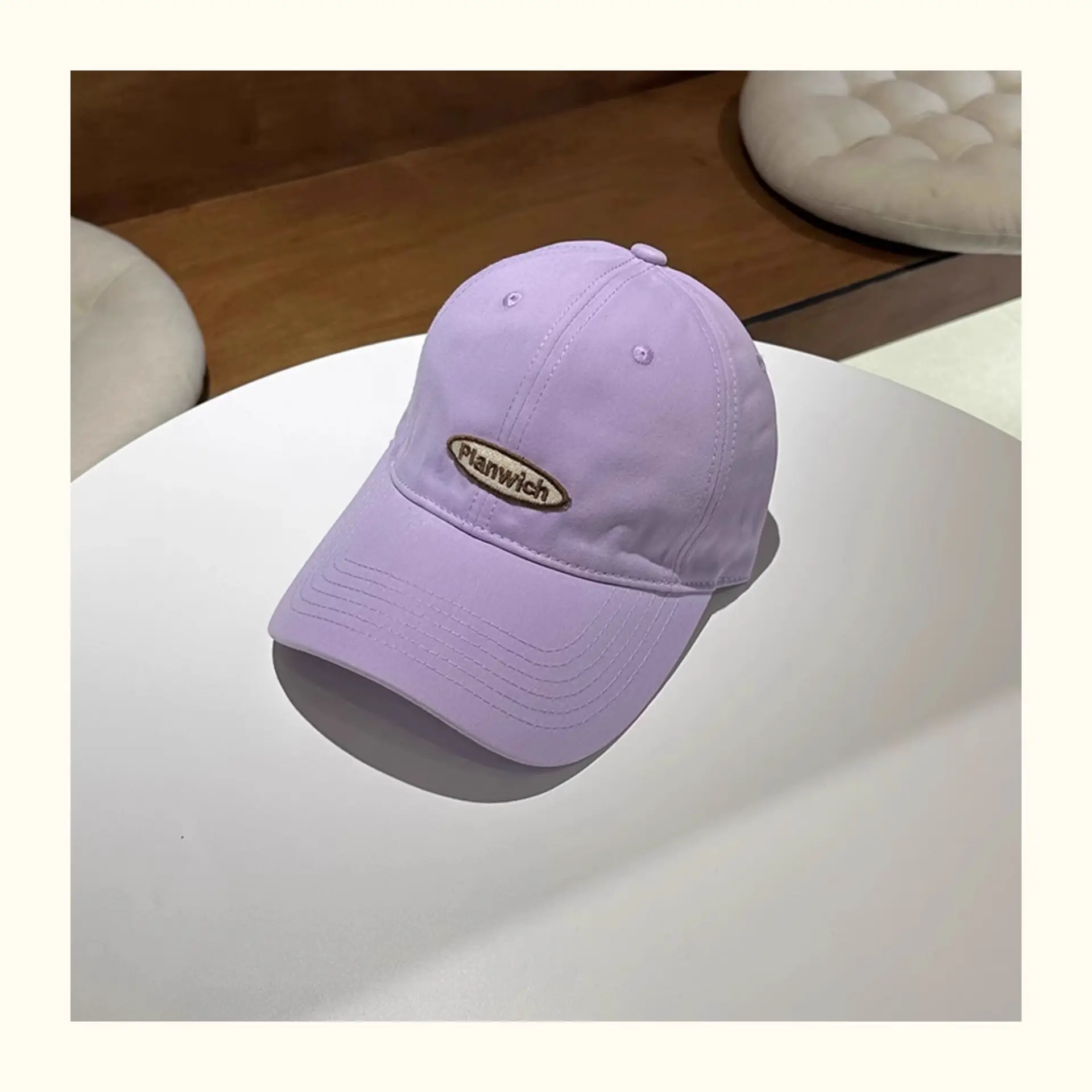 Women Japanese Style Baseball Cap Red Duckbill — feature 13