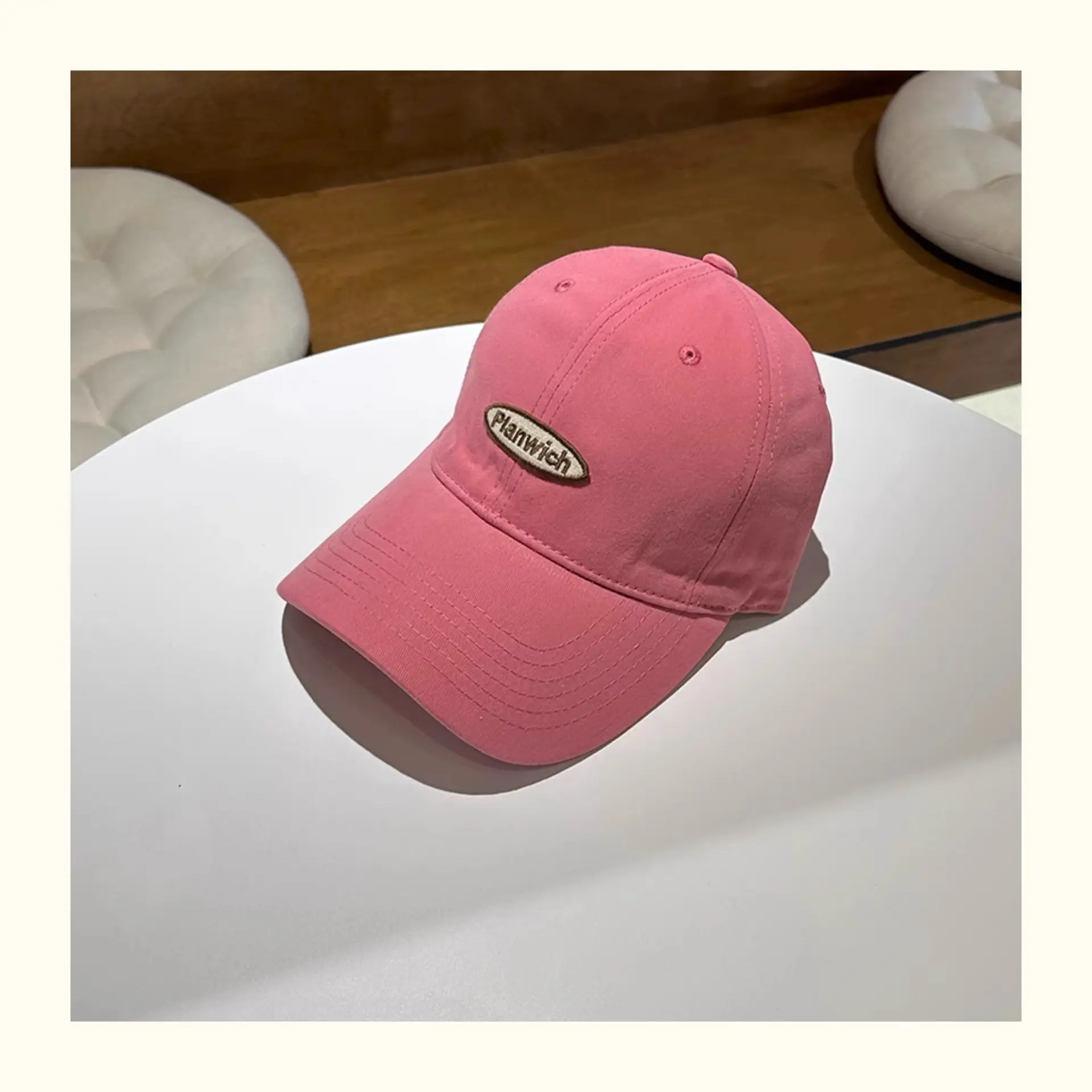 Women Japanese Style Baseball Cap Red Duckbill — feature 16