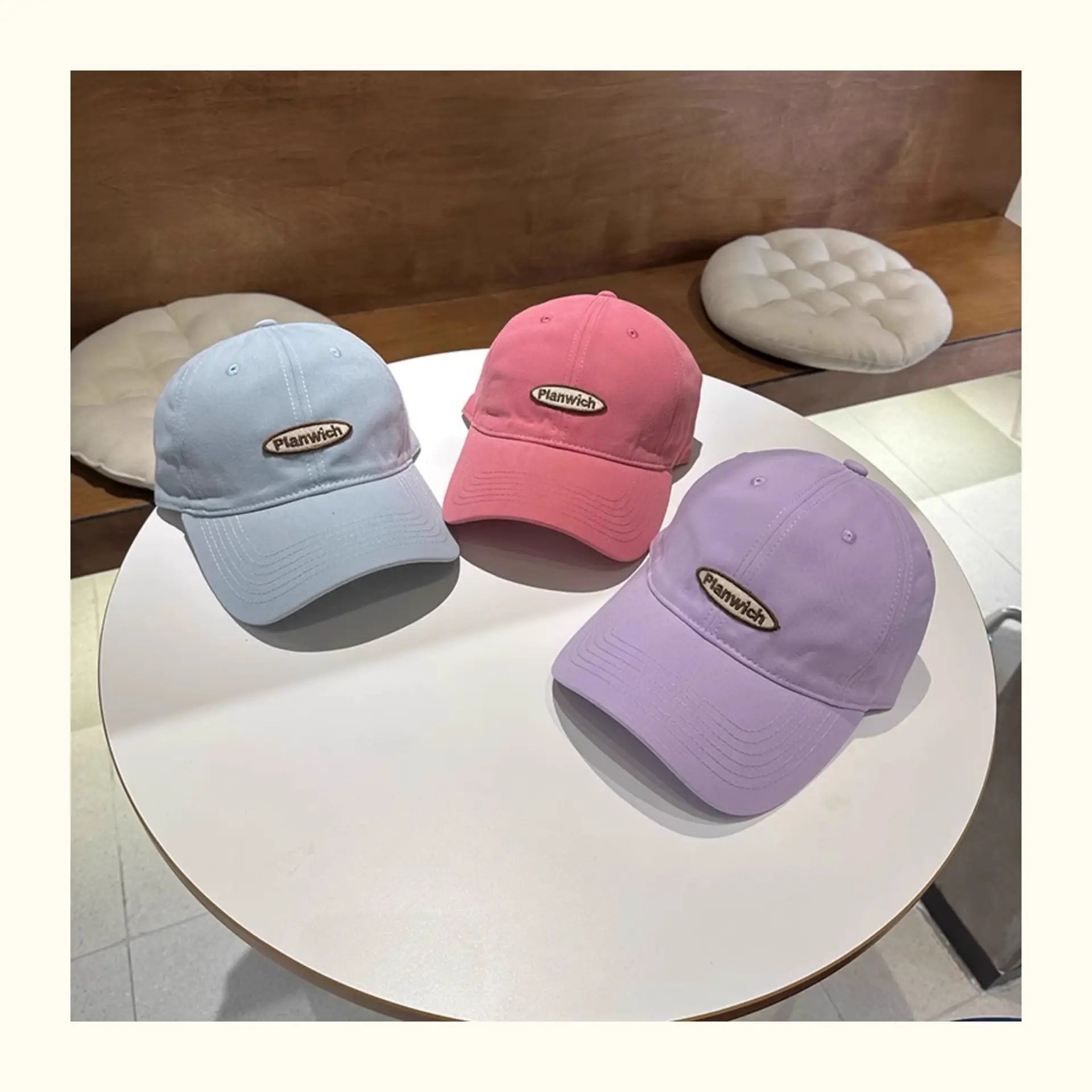 Women Japanese Style Baseball Cap Red Duckbill — feature 7