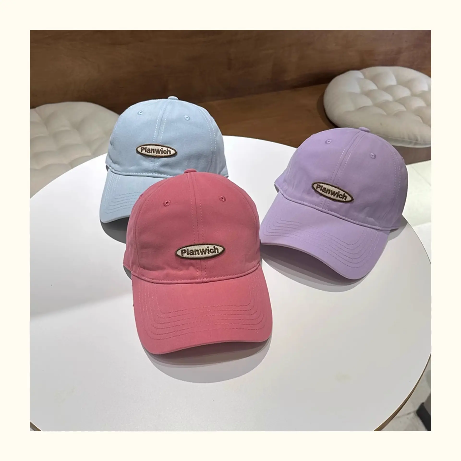 Women Japanese Style Baseball Cap Red Duckbill — feature 8