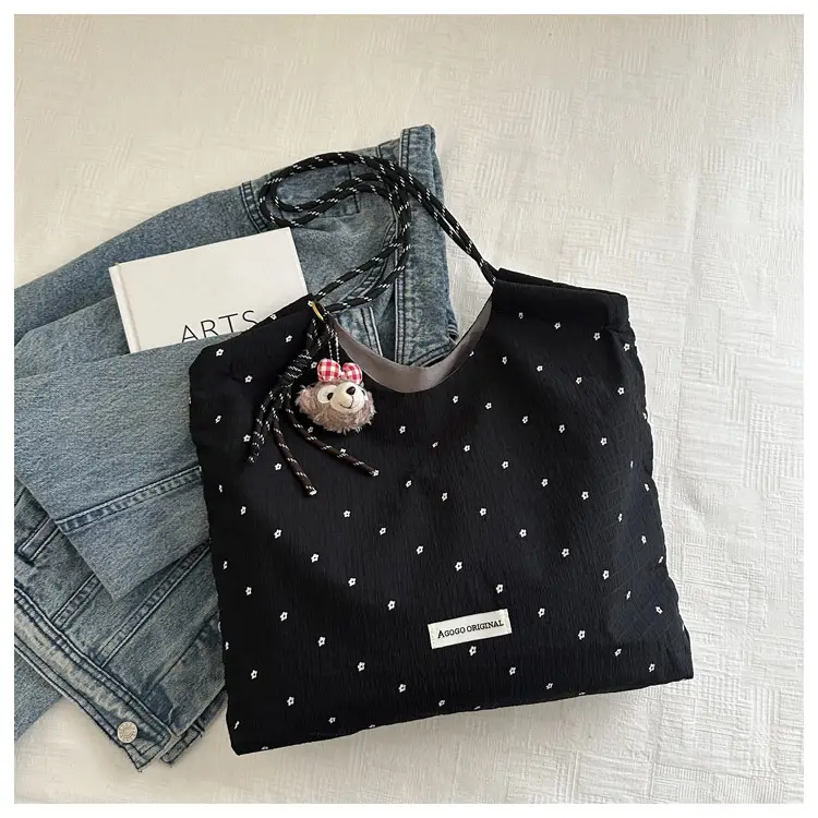 Red Polka Dot Shoulder Bag for Women College Students — feature 15