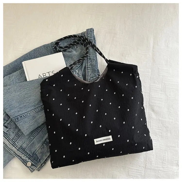 Red Polka Dot Shoulder Bag for Women College Students — feature 16