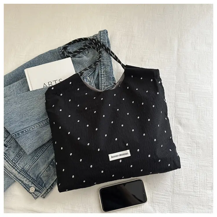 Red Polka Dot Shoulder Bag for Women College Students — feature 17
