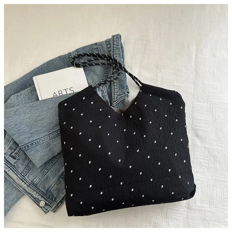 Red Polka Dot Shoulder Bag for Women College Students — feature 18