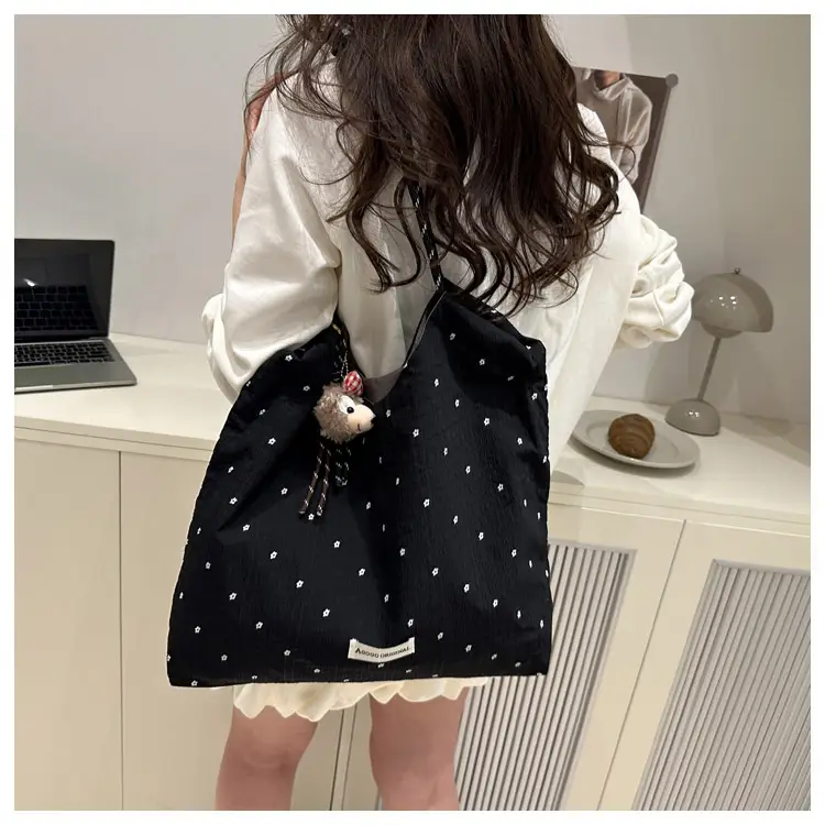Red Polka Dot Shoulder Bag for Women College Students — feature 36