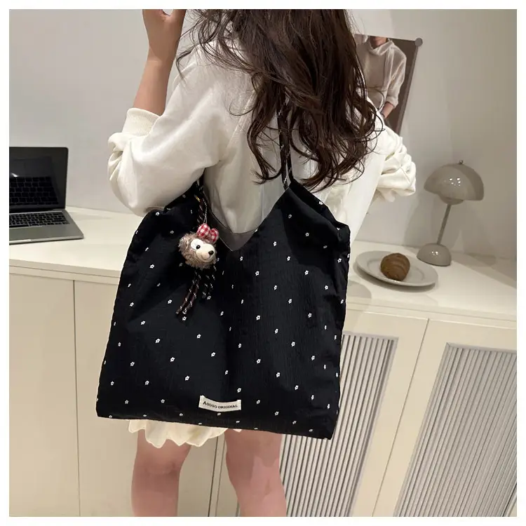 Red Polka Dot Shoulder Bag for Women College Students — feature 37