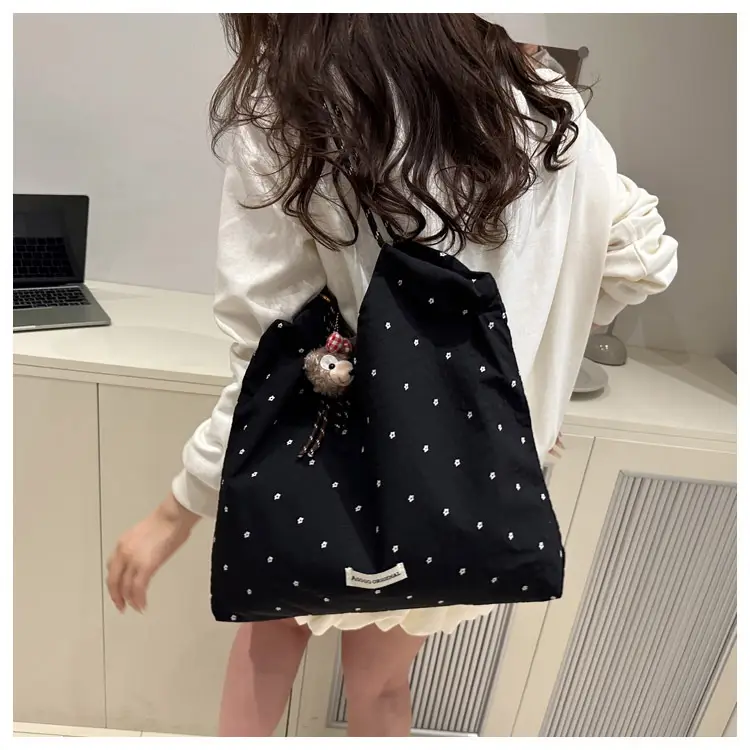 Red Polka Dot Shoulder Bag for Women College Students — feature 38