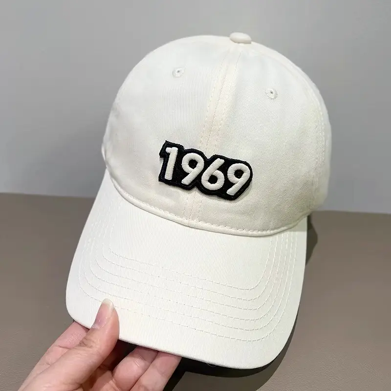 Women's Pink 1969 Baseball Cap with Lettering - Image 11