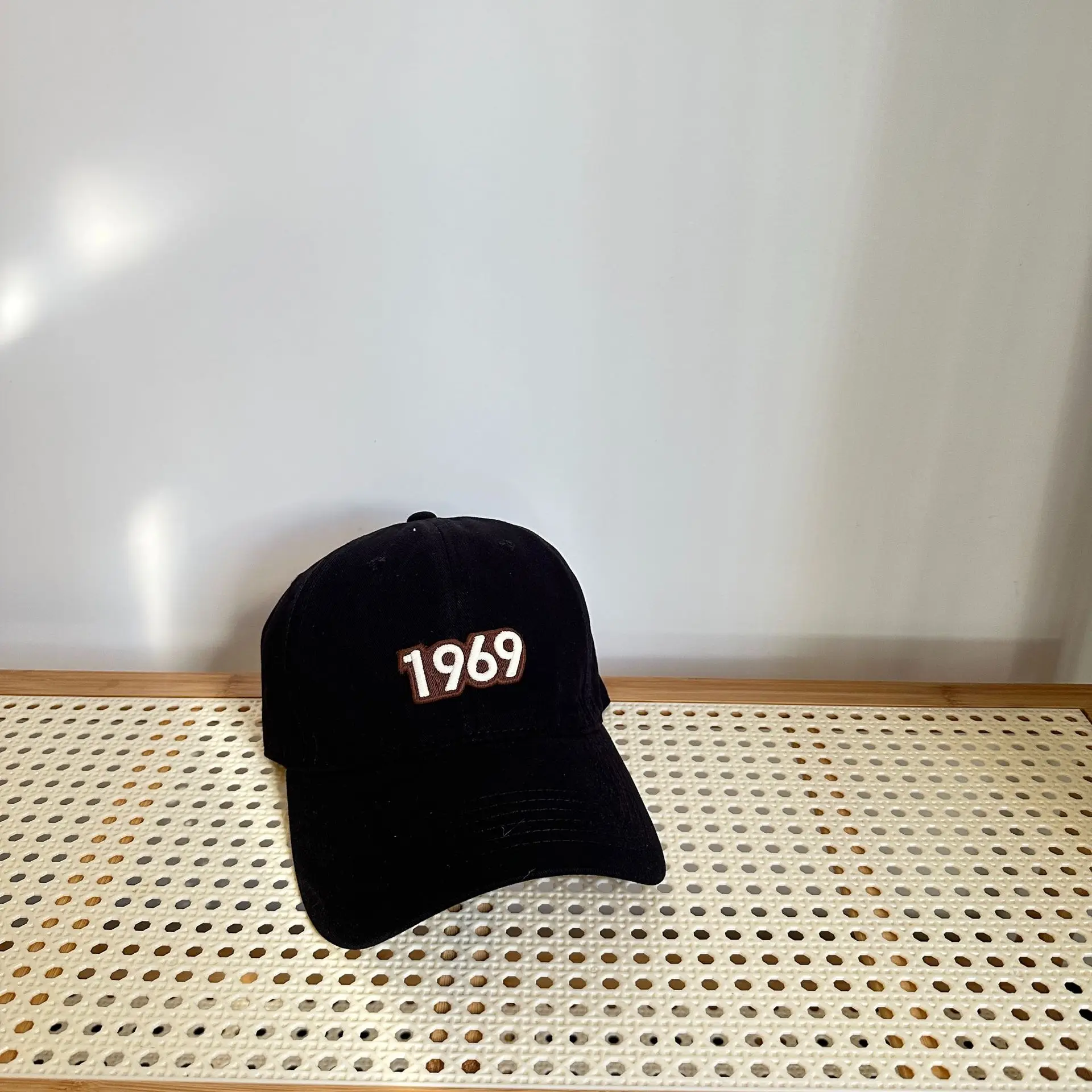 Women's Pink 1969 Baseball Cap with Lettering — feature 12