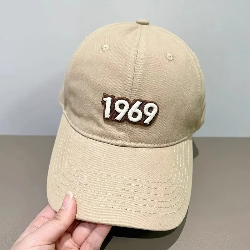 Women's Pink 1969 Baseball Cap with Lettering - Image 4
